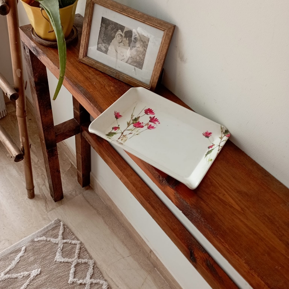 Home Centre Floral Serving Tray - Picture 5 of 10
